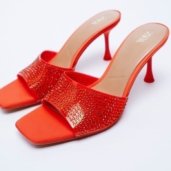 ZARA Sandals with sparkly details 2841/810 - Picture 3 of 14